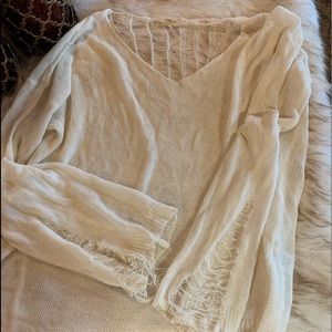 SOLD. Distressed sweater